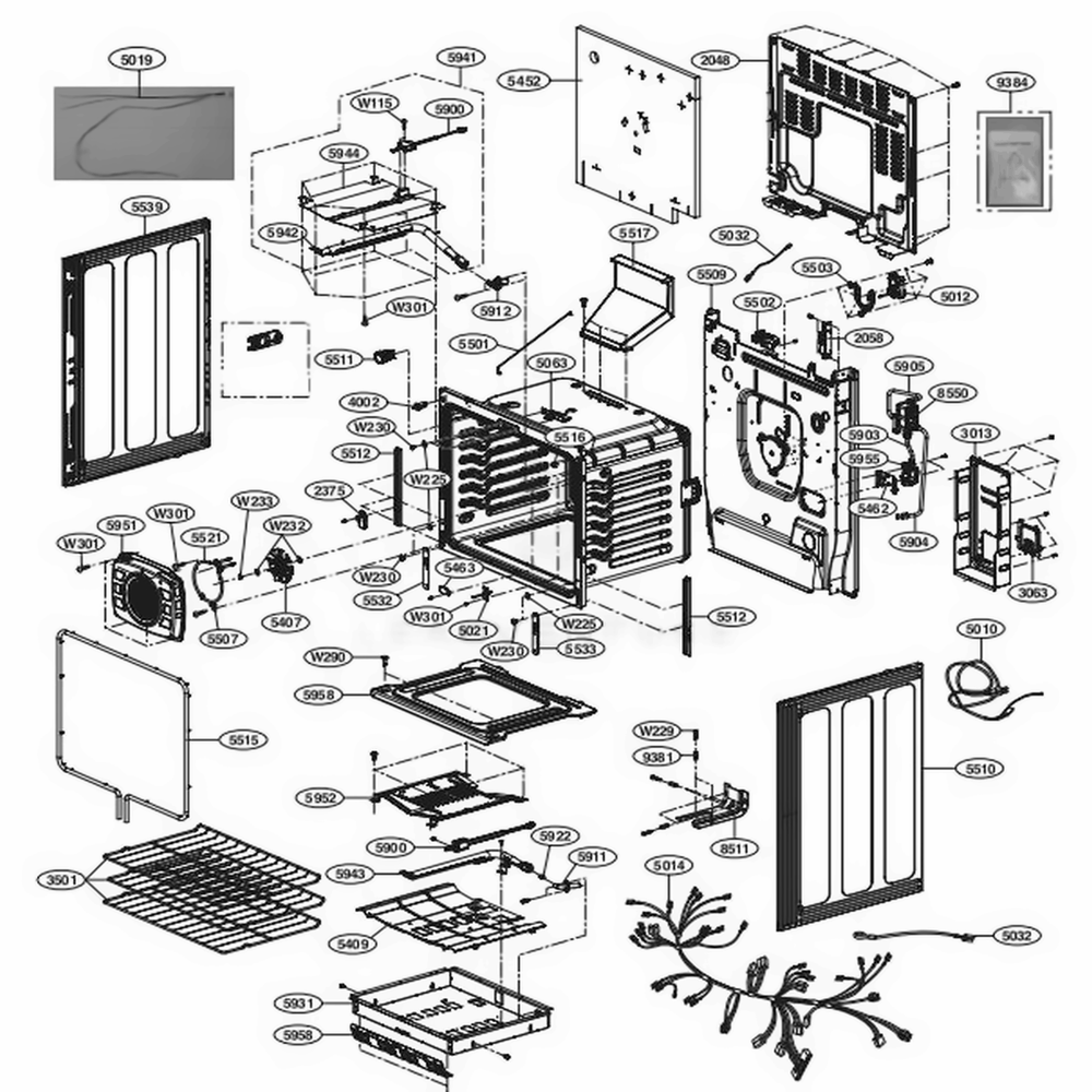 LG Guide Assembly,Air - AEC74117401
