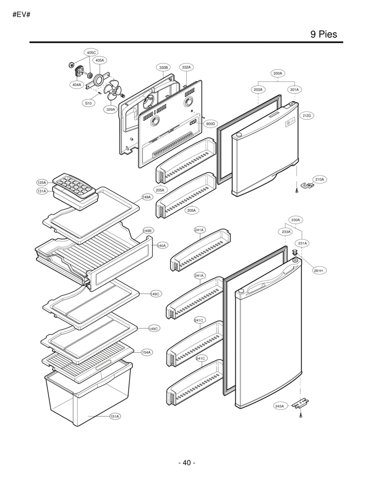 LG Fresh Room Tray - 3390JJ1007B