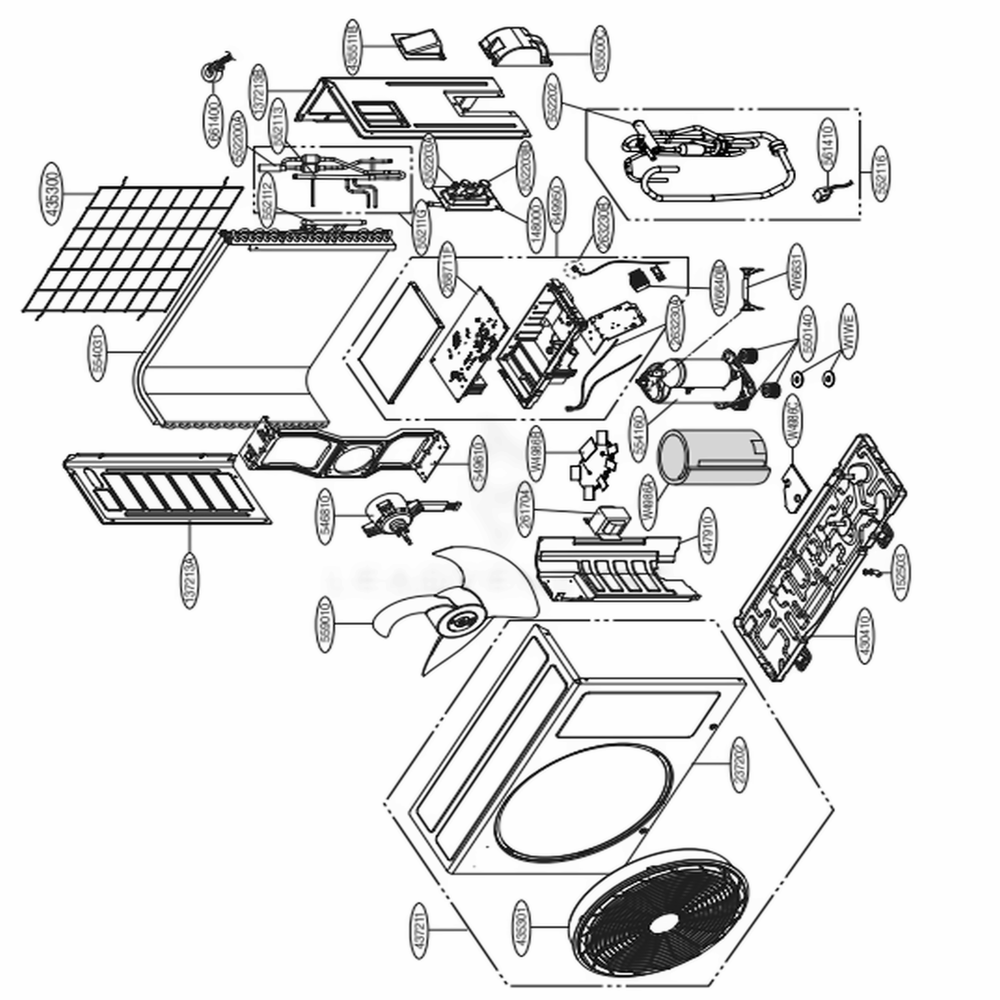 LG Bending Condenser Assembly - ACG72964802
