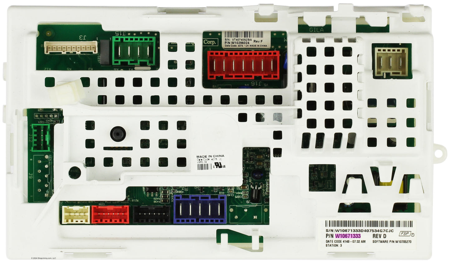 Whirlpool Control Board - W10627794