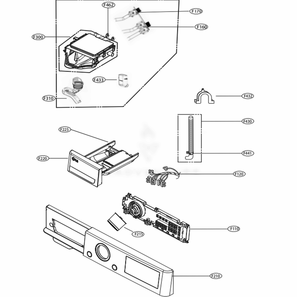 LG Dispenser Assembly - ACZ74230515