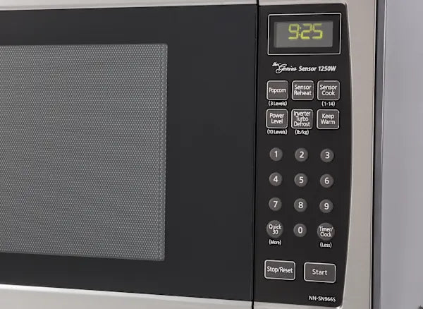 Panasonic NNSN966S 2.2 Cu. Ft. Countertop Microwave Oven, Stainless Steel