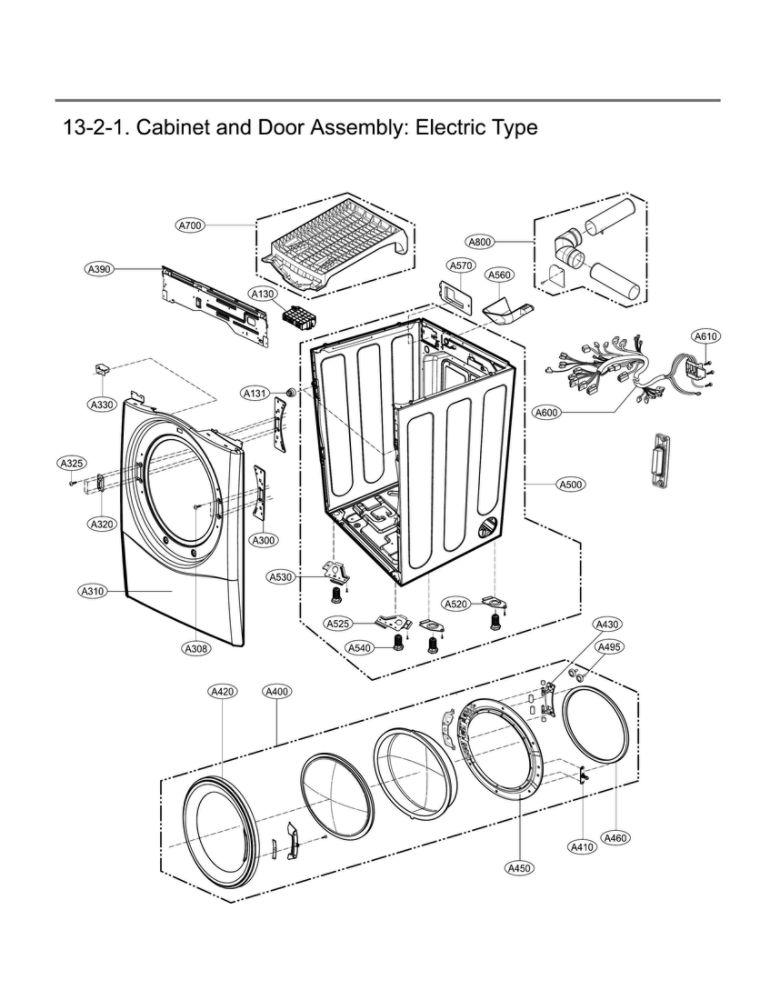 LG Frame,Door(Outer) - MDQ66500603
