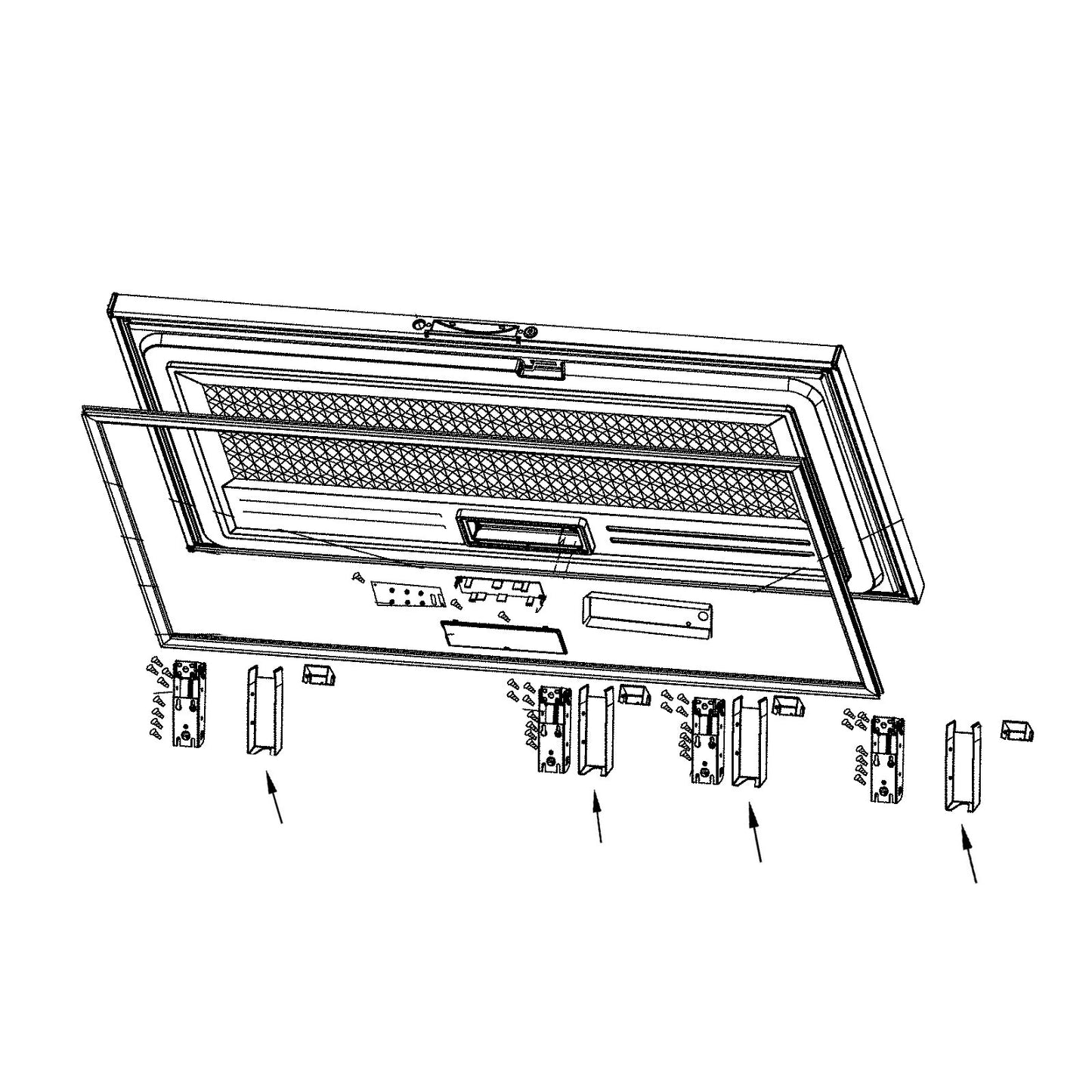 Whirlpool Switch, Membrane Assy .Blk. - 74006450