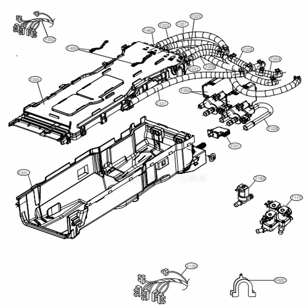 LG Cover Assembly,Dispenser - ACQ91458301