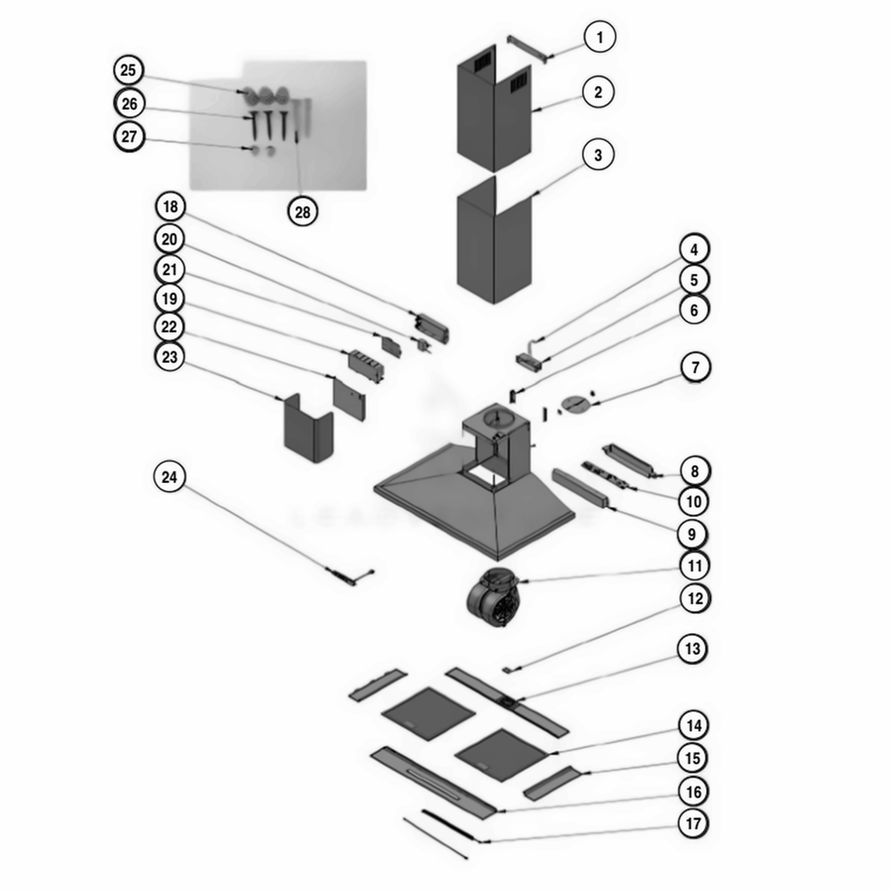 LG Range Part Bracket - EBZ63405041