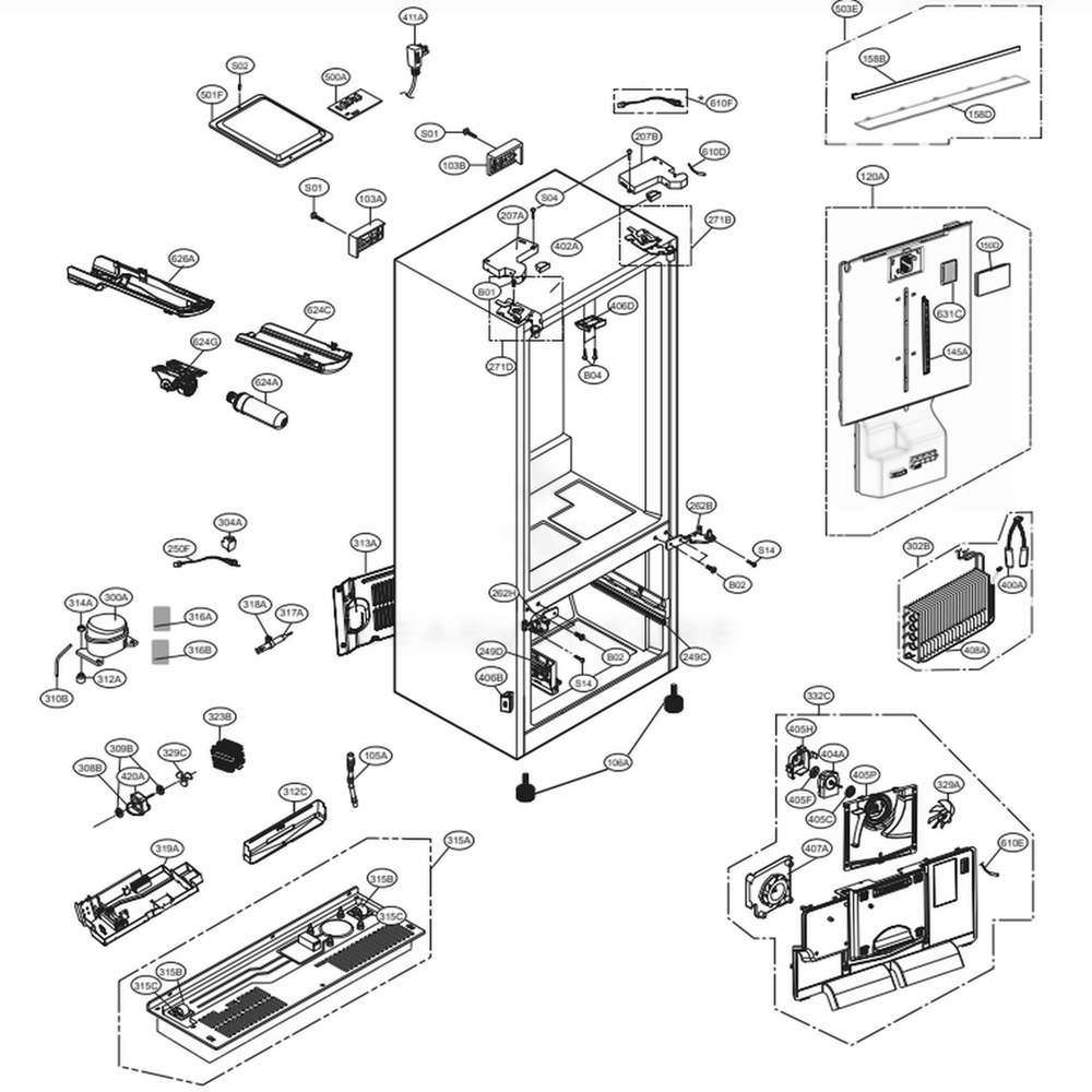 LG Onboarding Svc Pcb Assembly - CSP30021073