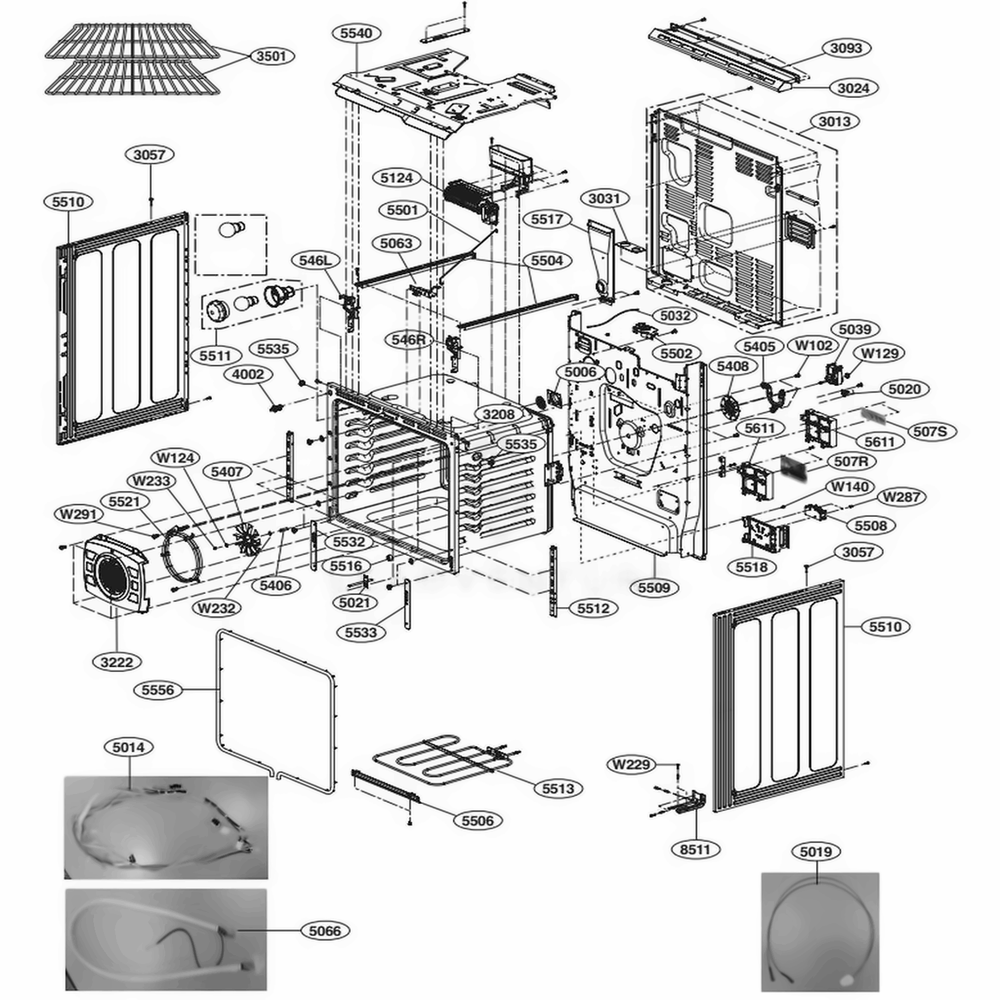 LG Vent Assembly - AJV73149901