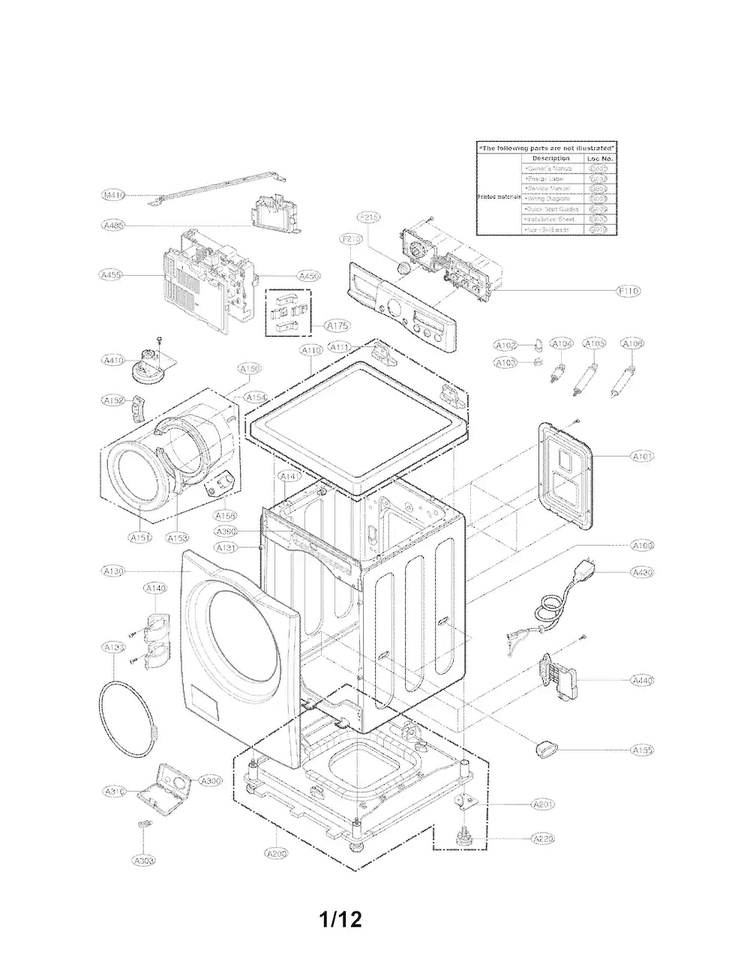 LG Front Cover - MCK62973302