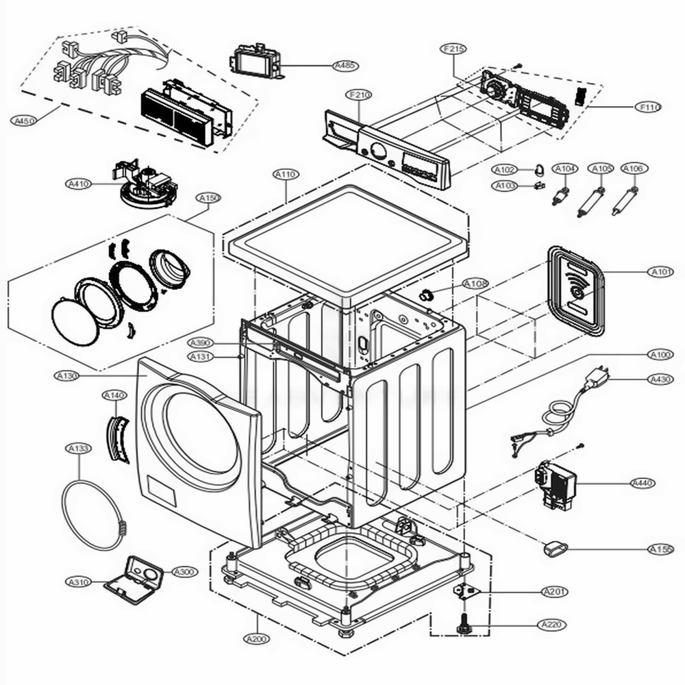 LG Door Assembly - ADC76886113