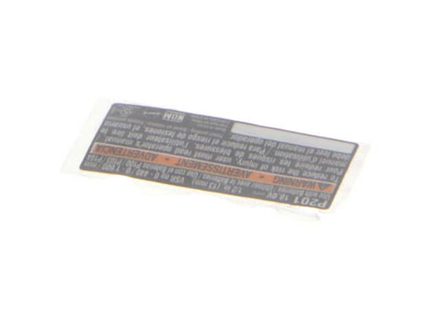Ryobi Elect. Tools Label Data P201 - 940045063