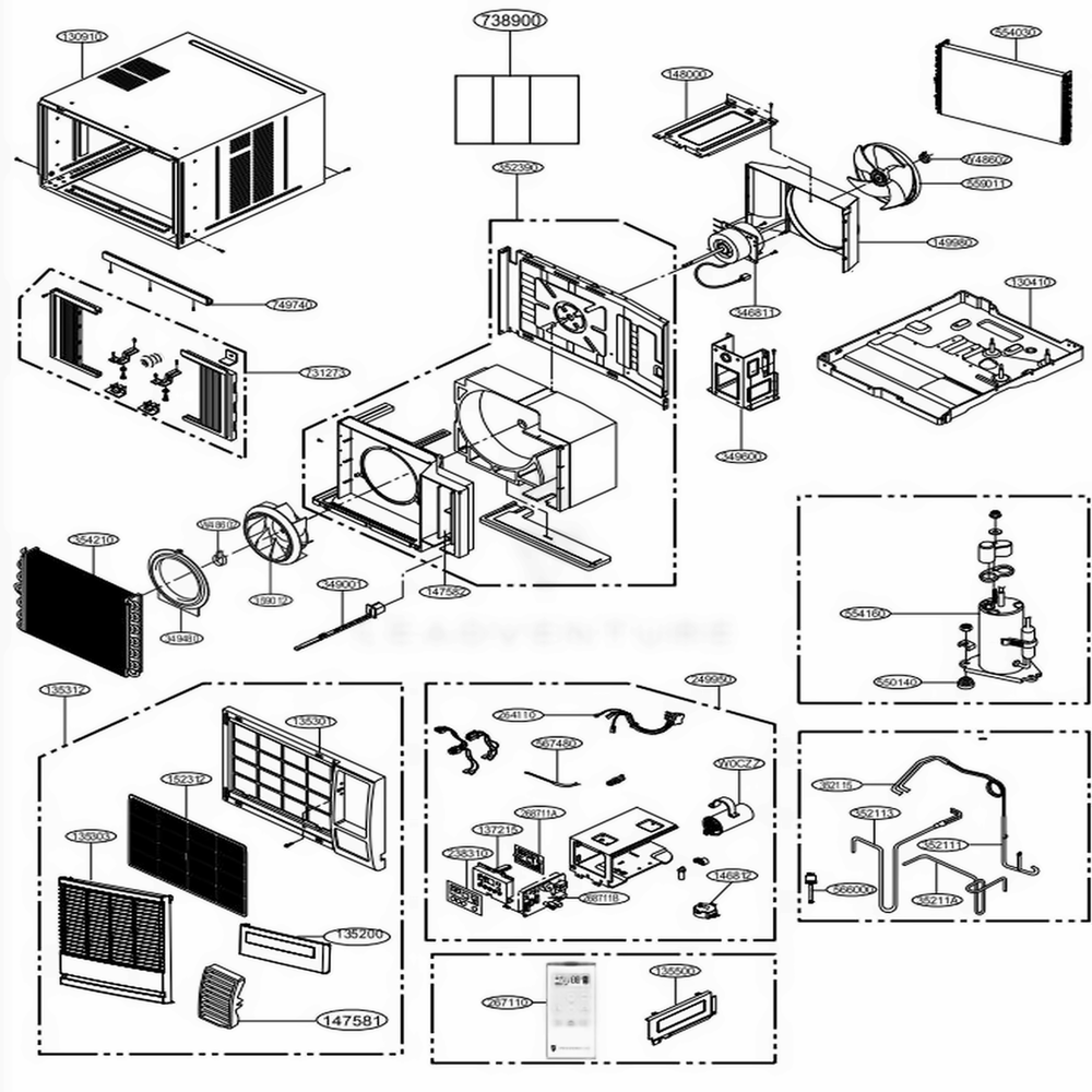 LG Front Grille - MDX62733301