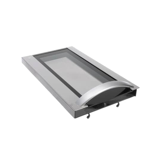 LG Microwave Full Door Assembly, Stainless Steel - ADC73908103