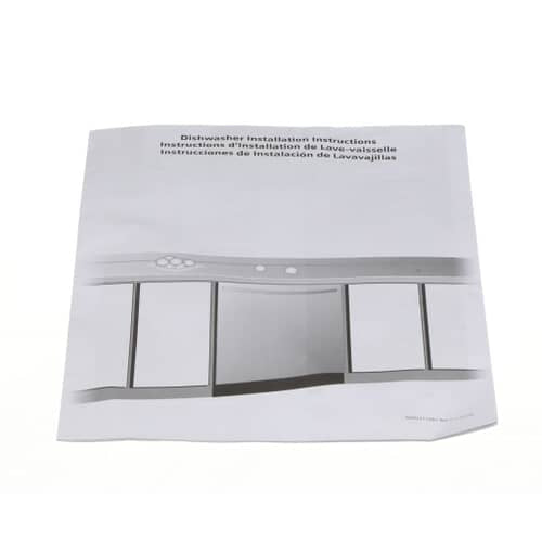 Bosch 00 Dishwasher Installation Instructions - 544595