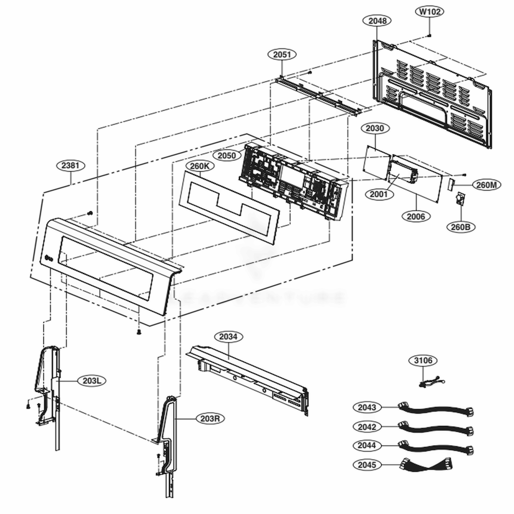 LG Parts Assembly - AGM75309014