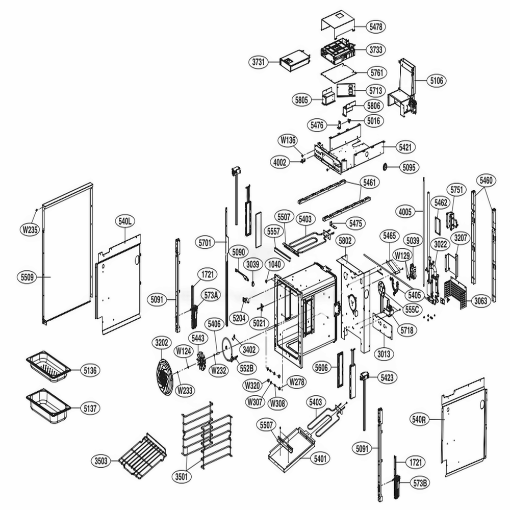LG Water Tank - MJM63524601