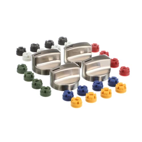 Electrolux Univ. Knob Set (4) - Silv. - KNOBKIT4S