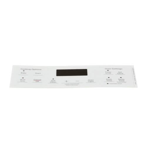 GE Faceplate Graphics (Wh) - WB07X26652