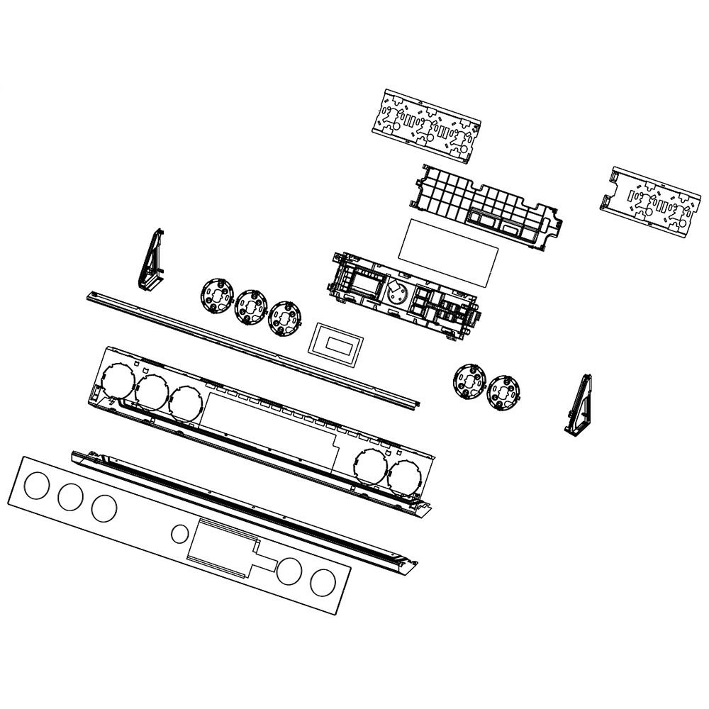 Samsung Assy Control Panel Sub;Nx60T87 - DG94-03551B
