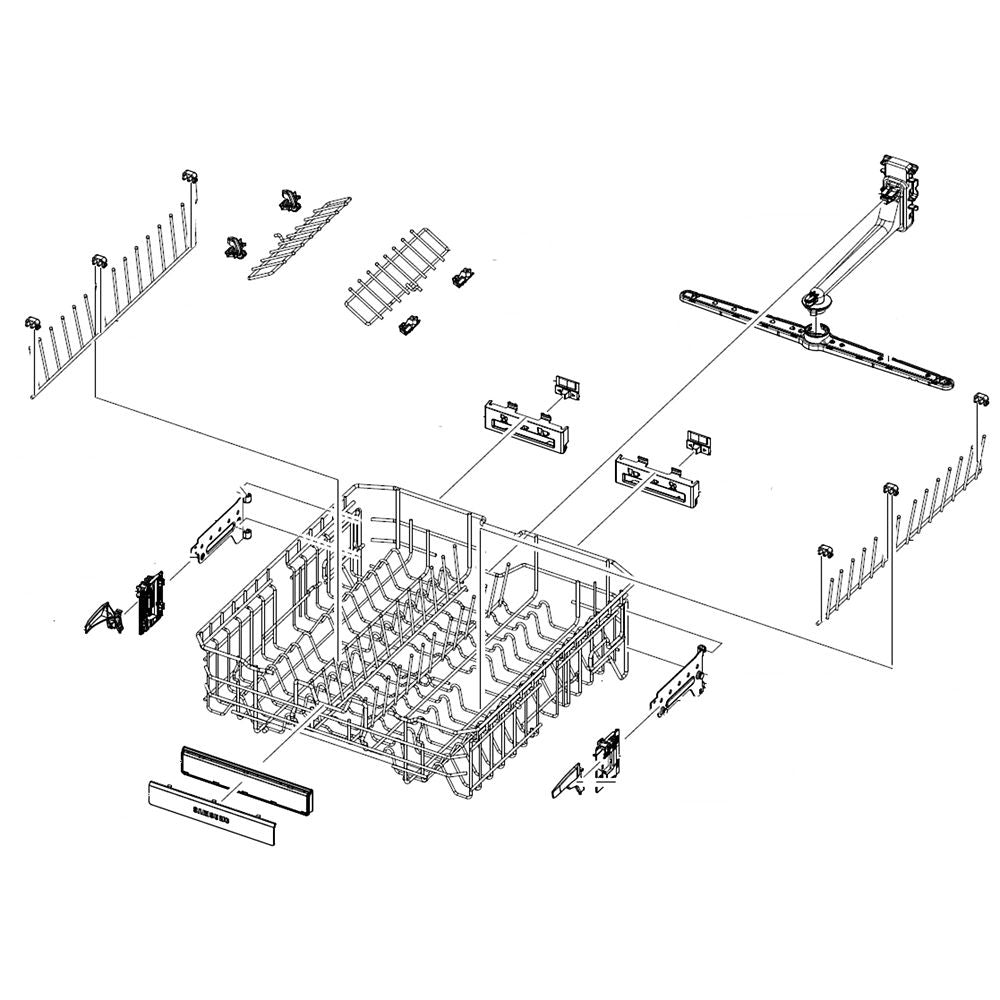 Samsung Assembly Basket Middle;Dw9900R - DD97-00605A