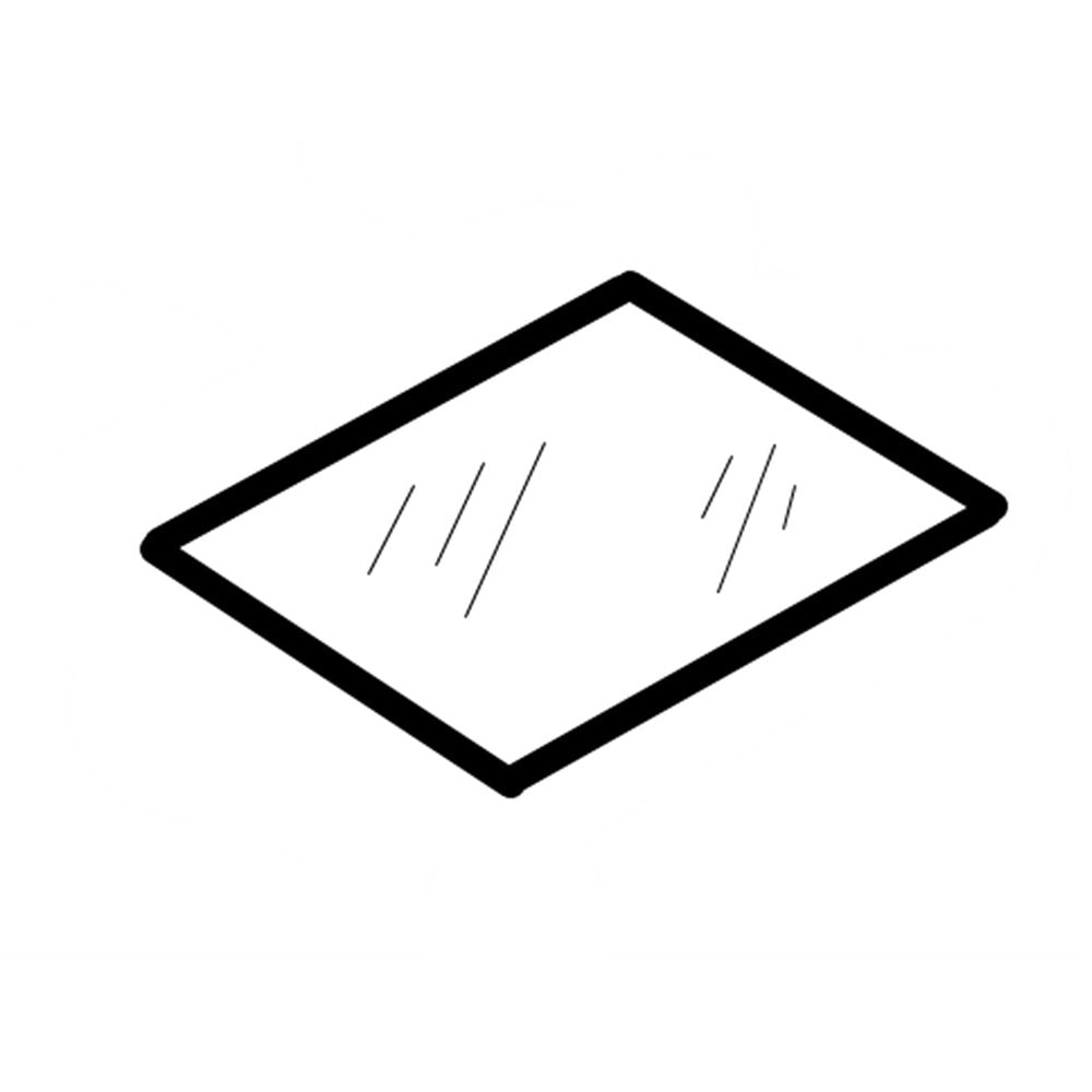 Bosch Microwave Glass Cover - 00 - 617096