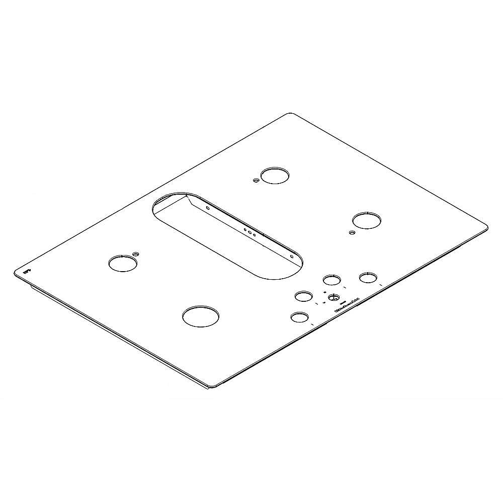 Whirlpool Cooktop Main Top - W10296933