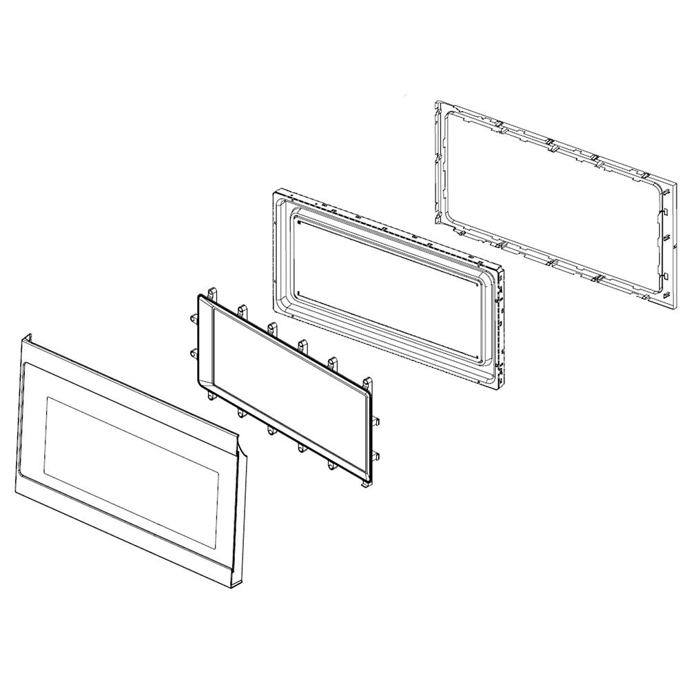Whirlpool Door/Mw - W10890776