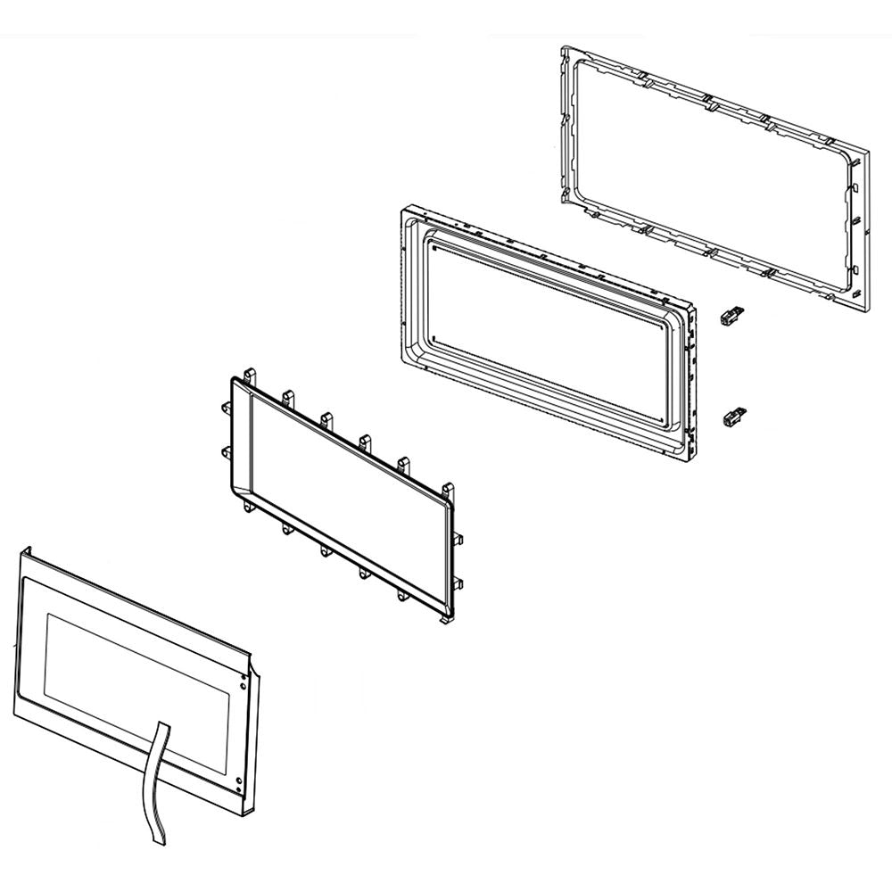 Whirlpool Compl Door F Service Wmh53521H - W11117585