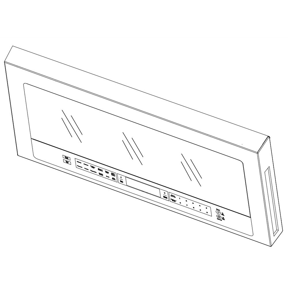Whirlpool Microwave Door Assembly (Stainless) - W11196131