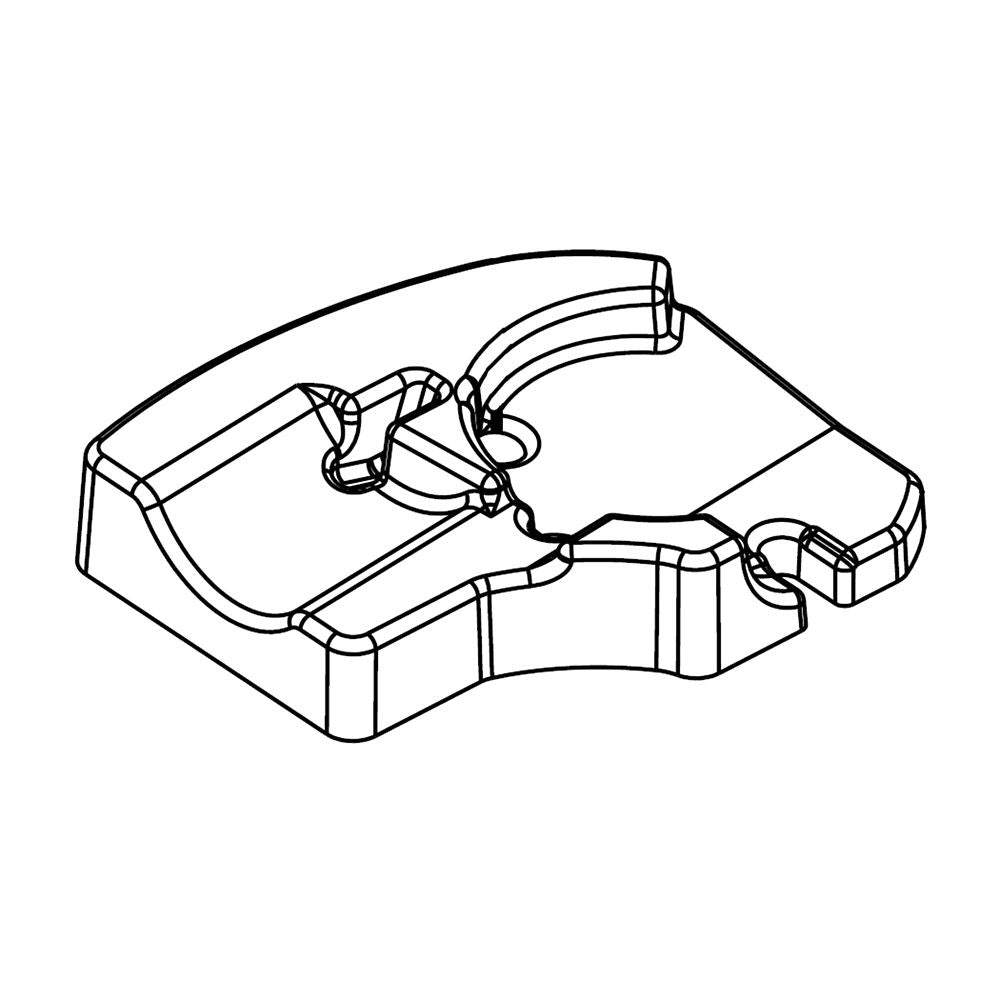 Whirlpool Dishwasher Sump Damper - W10350335