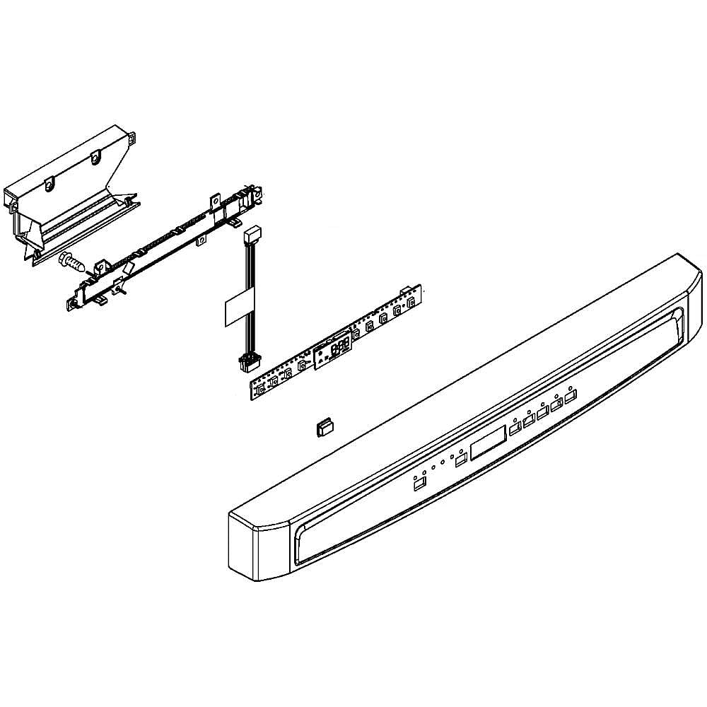 Whirlpool Console Asm, Mdb7949Sd, Black - W10562080
