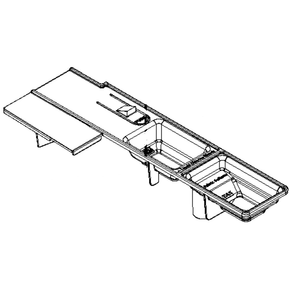 Whirlpool Washer Dispenser Drawer Insert - W10256661