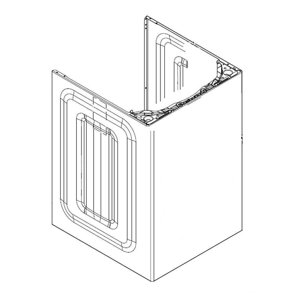 Whirlpool Cabinet Wrap Assembly - W10763699