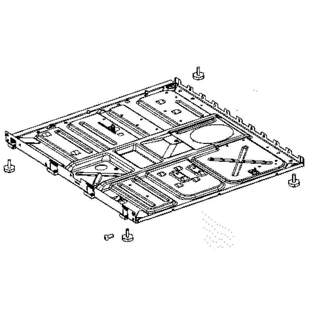 GE Chassis And Leg Asm - WE04X25158