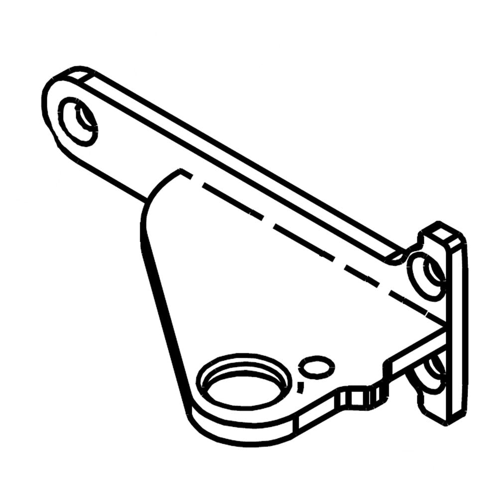 Whirlpool Refrigerator Door Hinge, Right Centre (White) - 13000002WD