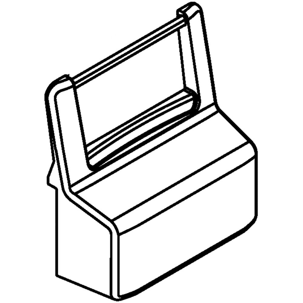 Whirlpool Refrigerator Ice Container Front Cover - W10189274