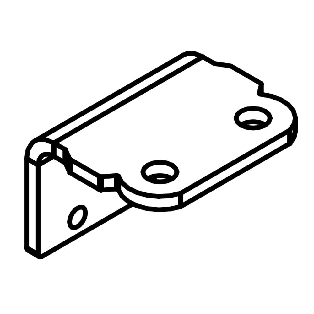 Whirlpool Refrigerator Freezer Door Hinge Plate - W10574264