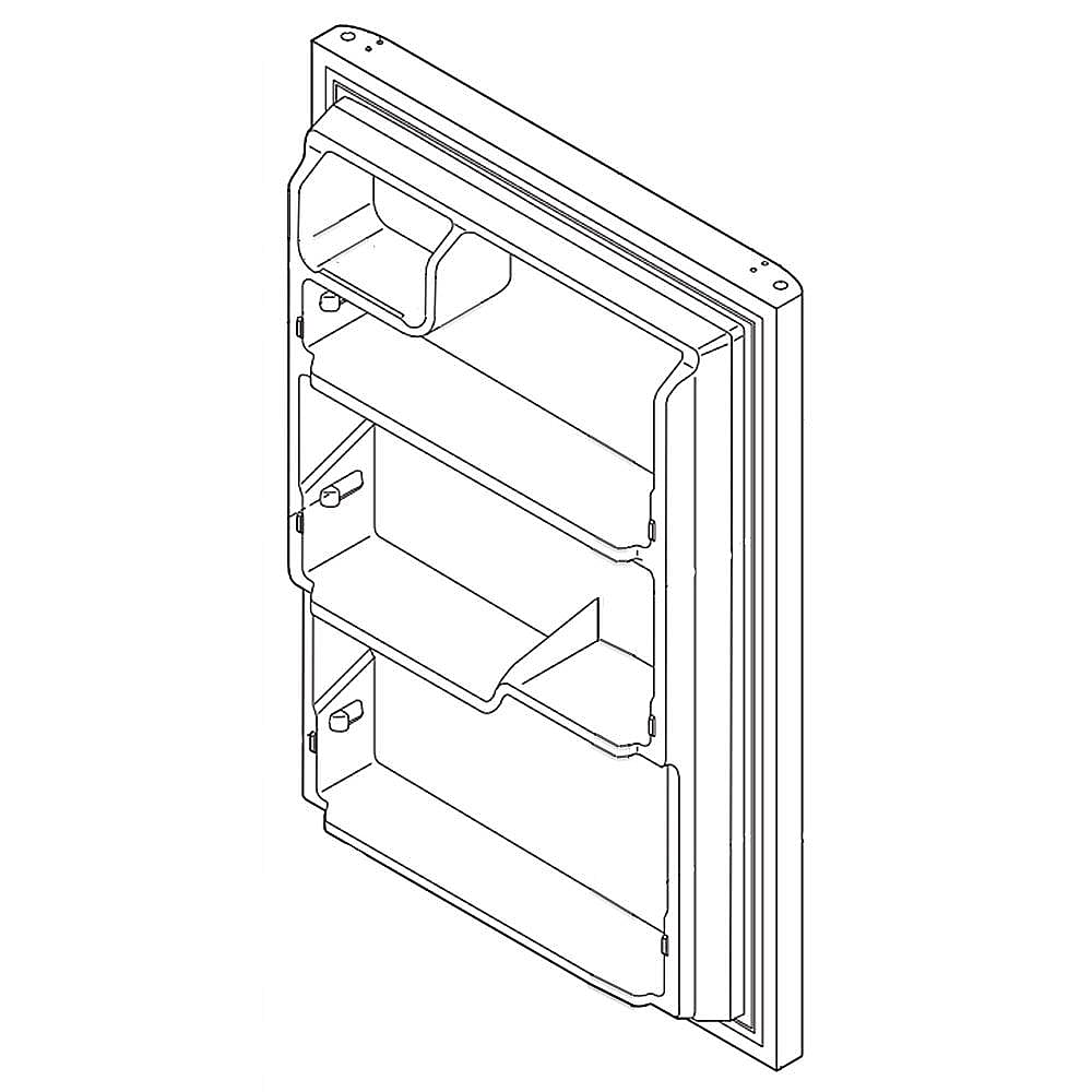 Electrolux Dsp Door,Refrig,White,Comple - 241798547