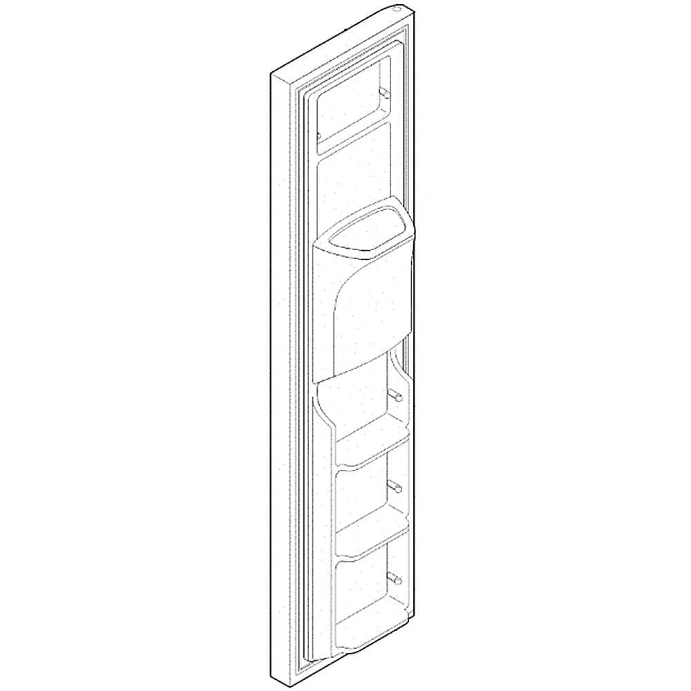 Electrolux Door Frz Stainless - 807460034