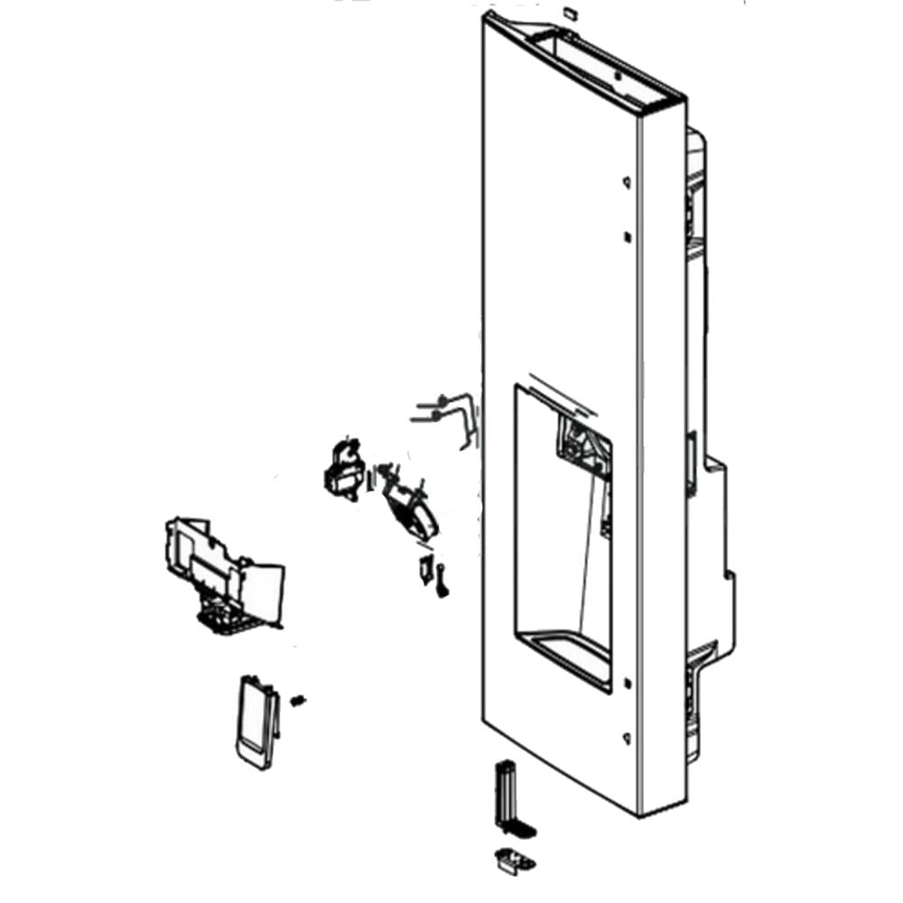 LG Refrigerato Door Foam Assembly - ADD76155805