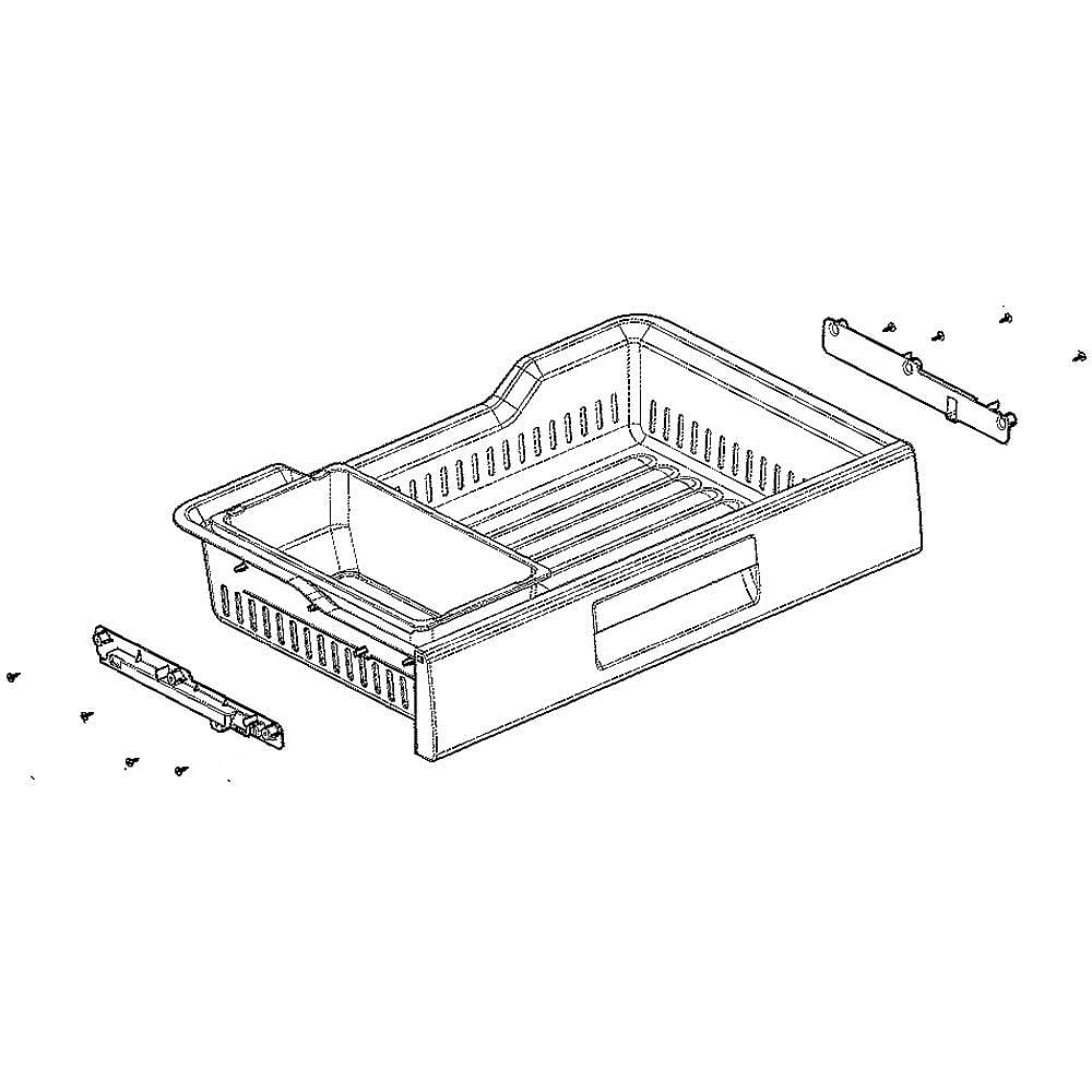 LG Tray Assembly, Drawer - AJP73334616