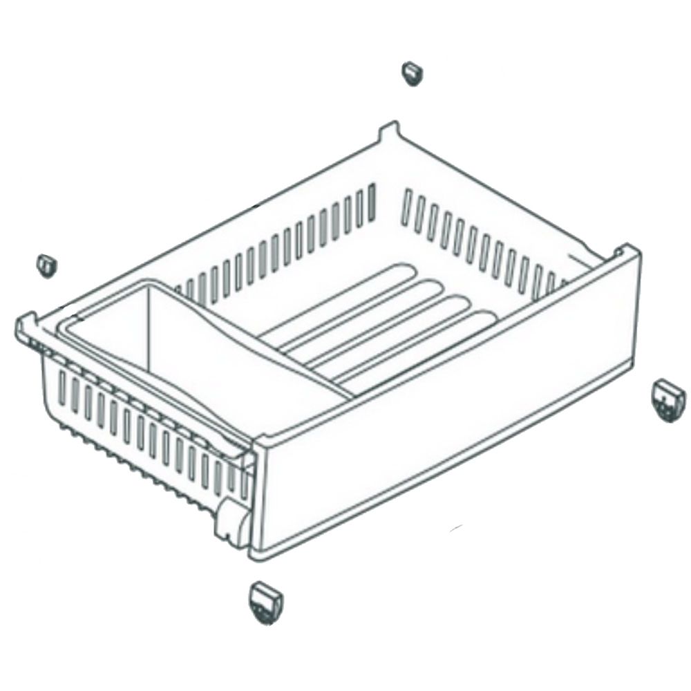 LG Drawer Tray Assembly - AJP75234921