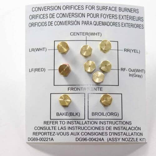 Samsung Assembly Nozzle Kit - DG96-00424A