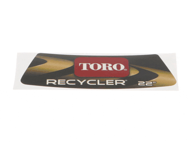 Toro Decal-Recycler - 115-4676