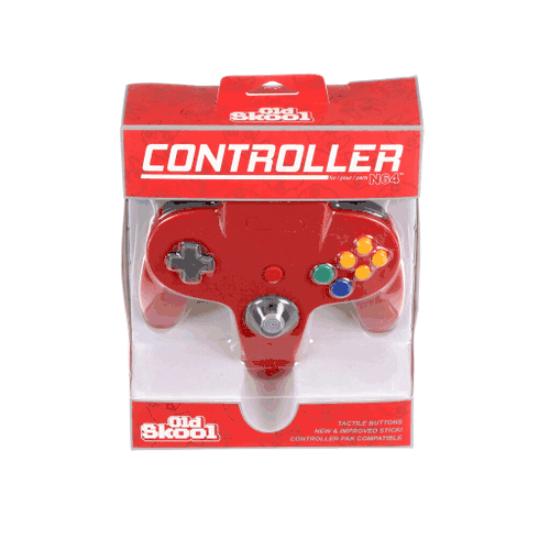 VIDEO GAMING Nintendo 64 Controller Red - OS-6558