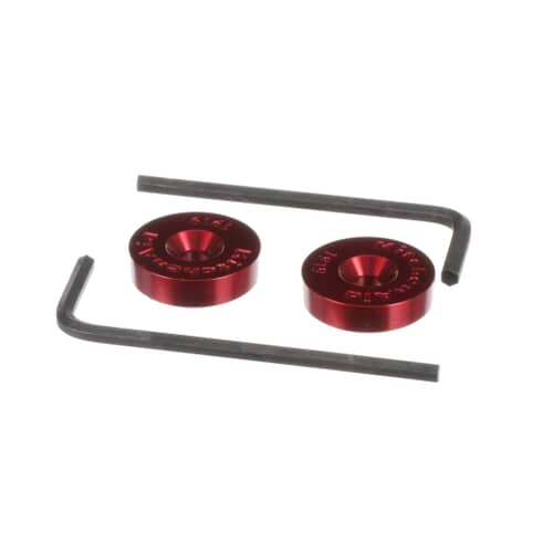 Whirlpool Handle Medallions - Red - W10846207
