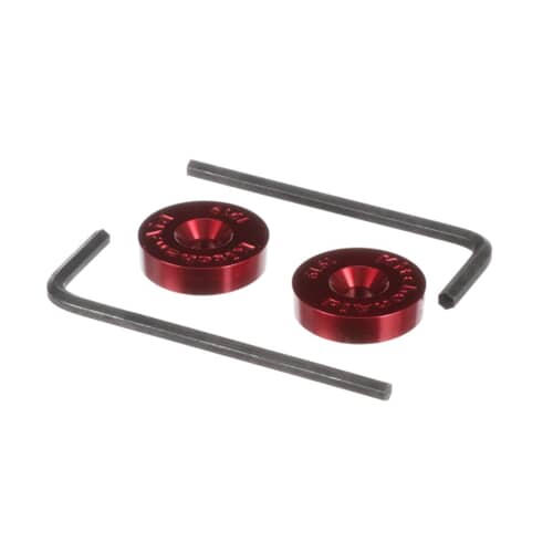 Whirlpool Handle Medallions - Red - W10846207