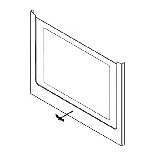 Whirlpool Glass Door - W10903747