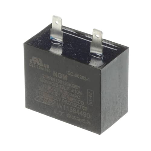Whirlpool Run Capacitor (12 MFD, 180V) – W11631831