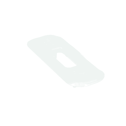 Whirlpool Bezel-Lid,Lock,White - W11643703
